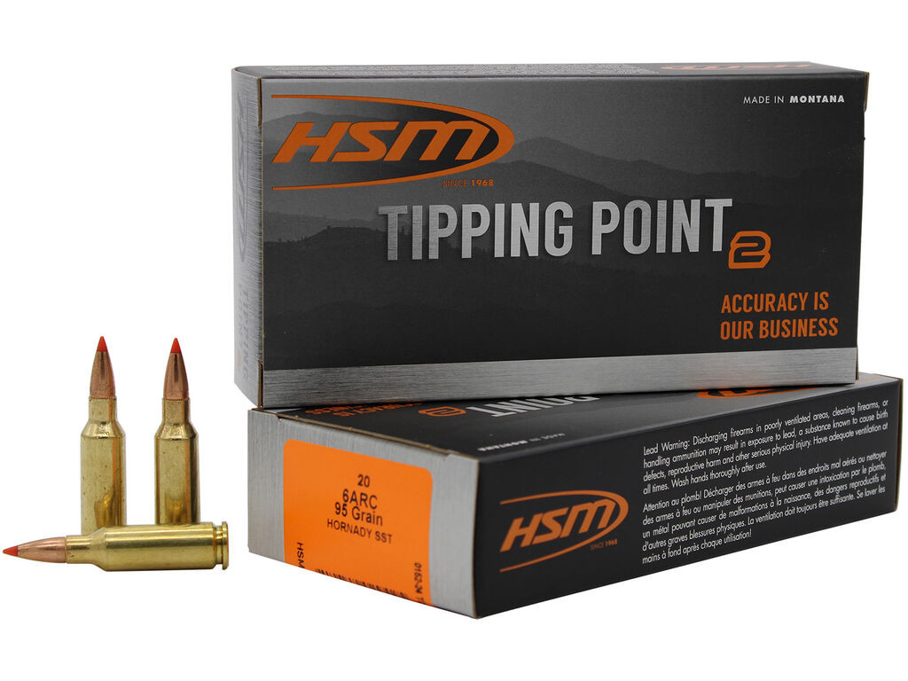 HSM Tipping Point Super Shock Tip Case Ammo