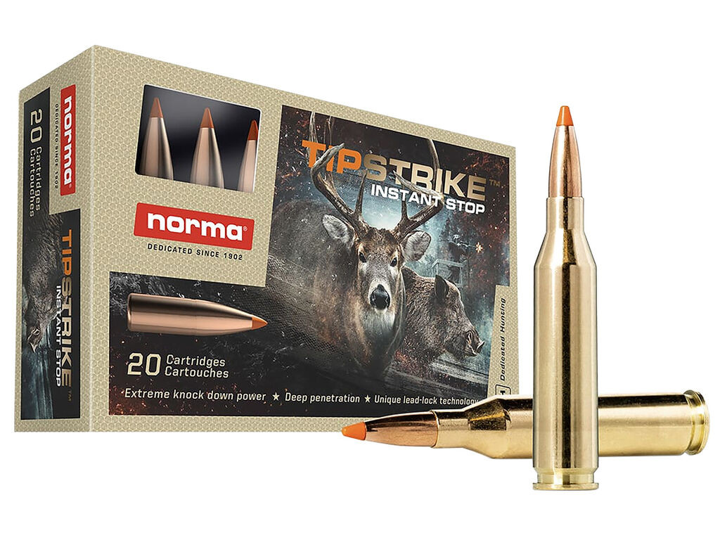 243 Win Ammo - Norma Ammo Dedicated Hunting Tipstrike Polymer Tip Case Norma Dedicated Hunting Tipstrike Polymer Tip Case Ammo