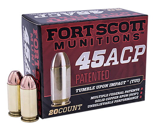 Fort Scott Munitions Tumble Upon Impact TUI SC Spun Ammo