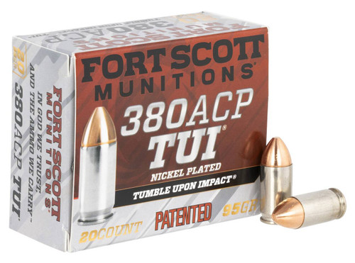 Fort Scott Munitions Tumble Upon Impact TUI SC Spun Ammo