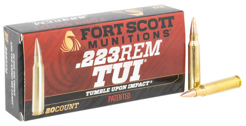 Fort Scott Munitions Tumble Upon Impact TUI SC Spun Ammo