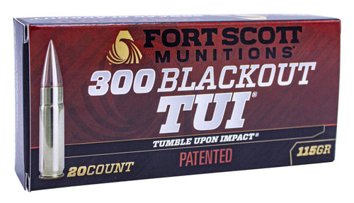 Fort Scott Munitions Tumble Upon Impact TUI SC Spun Ammo