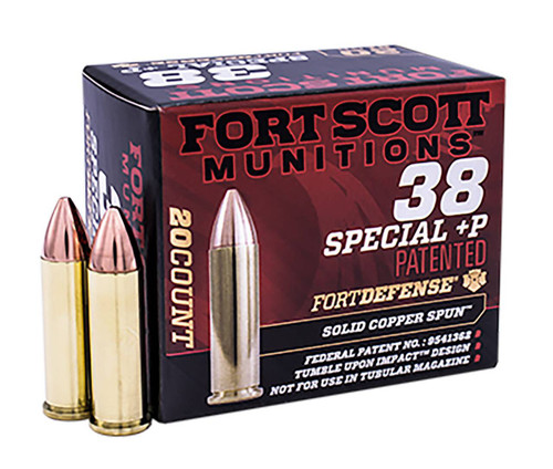 Fort Scott Munitions Tumble Upon Impact TUI P SC Spun Ammo