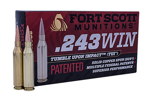 Fort Scott Munitions Tumble Upon Impact TUI SC Spun Ammo
