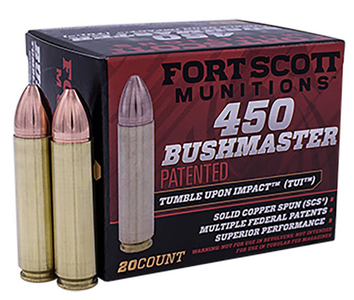 Fort Scott Munitions Tumble Upon Impact TUI SC Spun Ammo