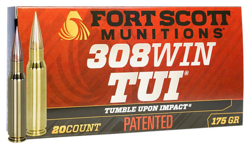 Fort Scott Munitions Tumble Upon Impact TUI SC Spun Ammo