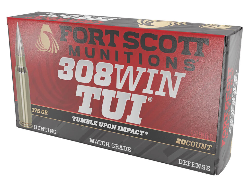 308/7.62x51mm Ammo - Fort Scott Munitions Tumble Upon Impact TUI SC Spun Case Fort Scott Munitions Tumble Upon Impact TUI SC Spun Case Ammo