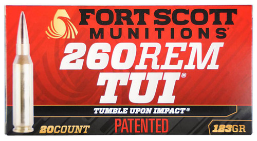 Fort Scott Munitions Tumble Upon Impact TUI SC Spun Ammo