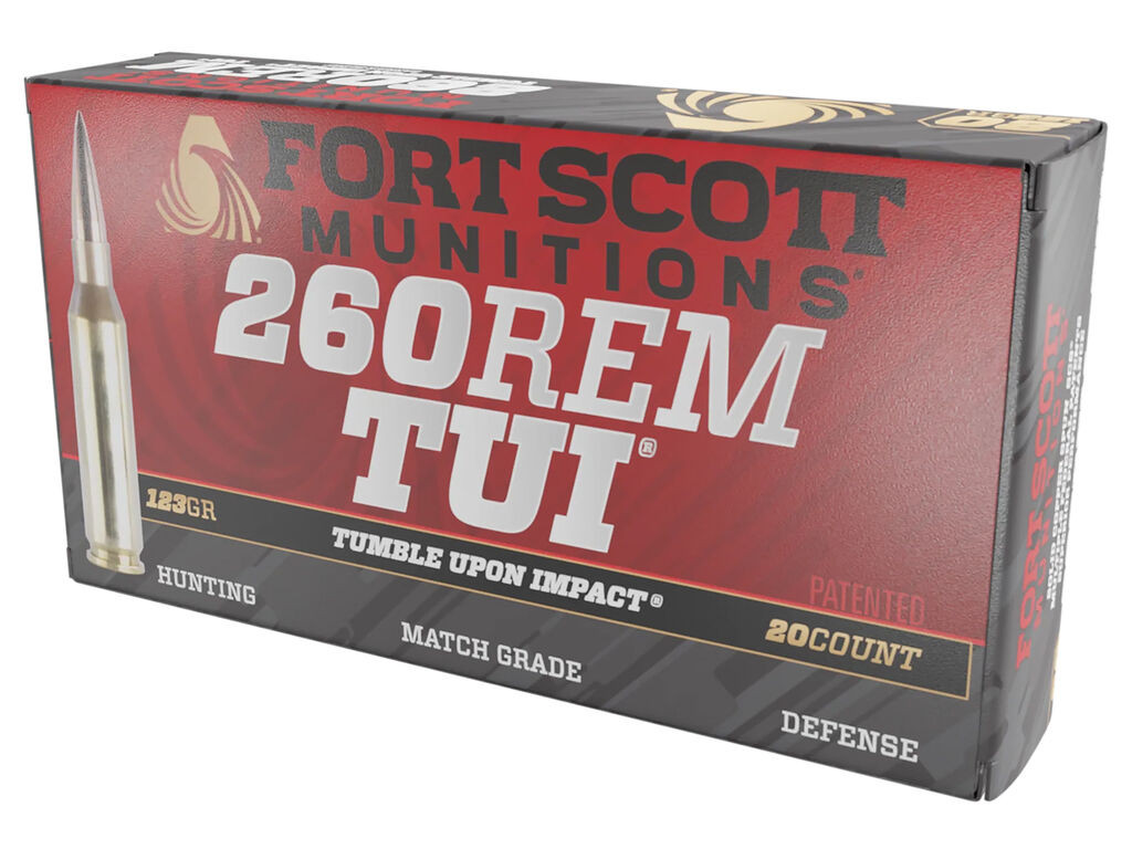 260 Rem Ammo - Fort Scott Munitions Tumble Upon Impact TUI SC Spun Case Fort Scott Munitions Tumble Upon Impact TUI SC Spun Case Ammo