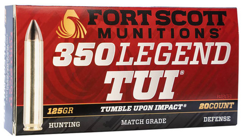 Fort Scott Munitions Tumble Upon Impact TUI SC Spun Ammo