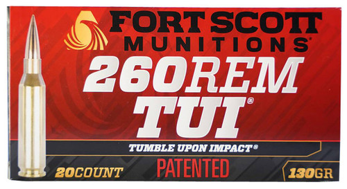 Fort Scott Munitions Tumble Upon Impact TUI SC Spun Ammo