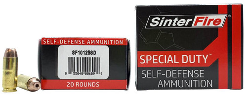 SinterFire Inc Duty SD Lead Free Frangible HP Ammo