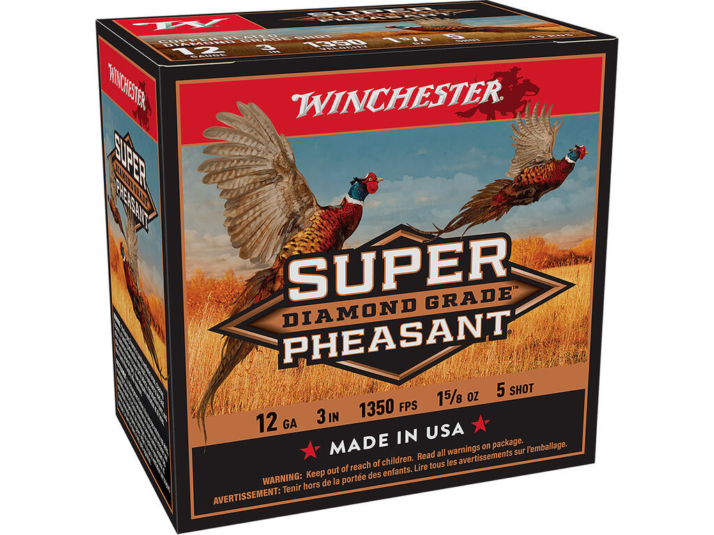 12 Gauge Ammo - Winchester Ammo Super Pheasant Diamond Grade Case 1-5/8oz Winchester Super Pheasant Diamond Grade Case 1-5/8oz Ammo