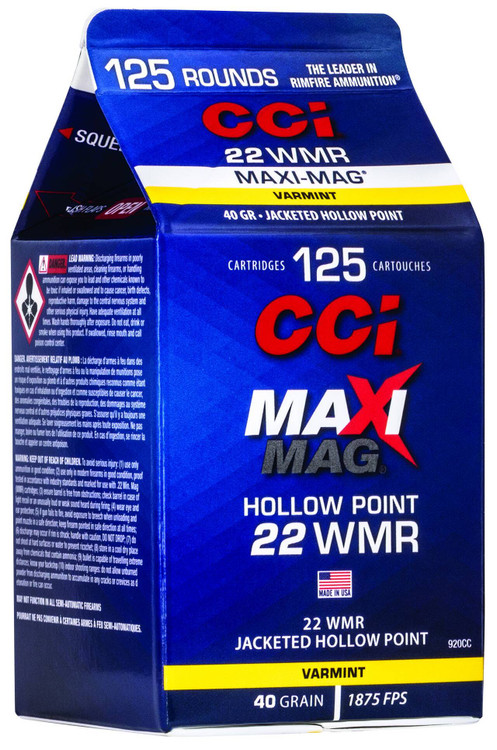 CCI MaxiMag Jacket HP Ammo
