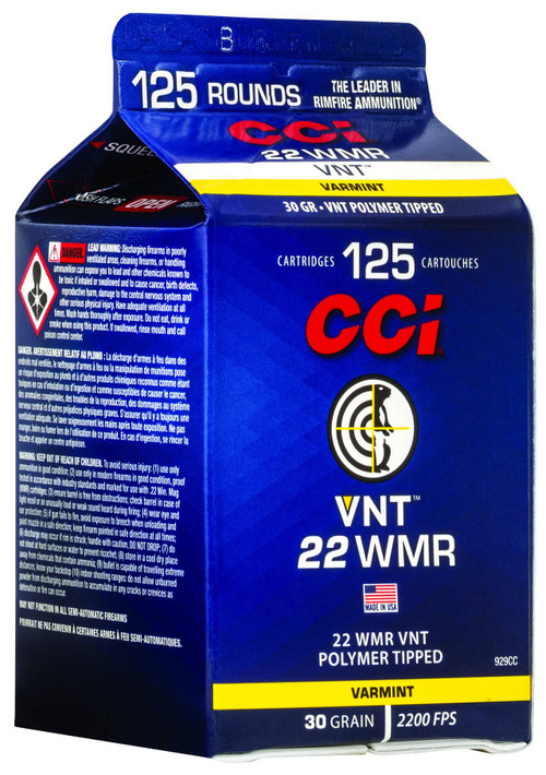 CCI VNT Varmint Tipped Ammo