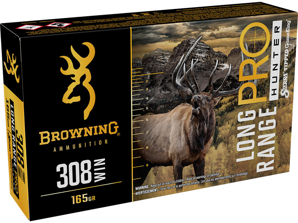 308/7.62x51mm Ammo - Browning Ammo Long Range Pro Case Browning Long Range Pro Case Ammo