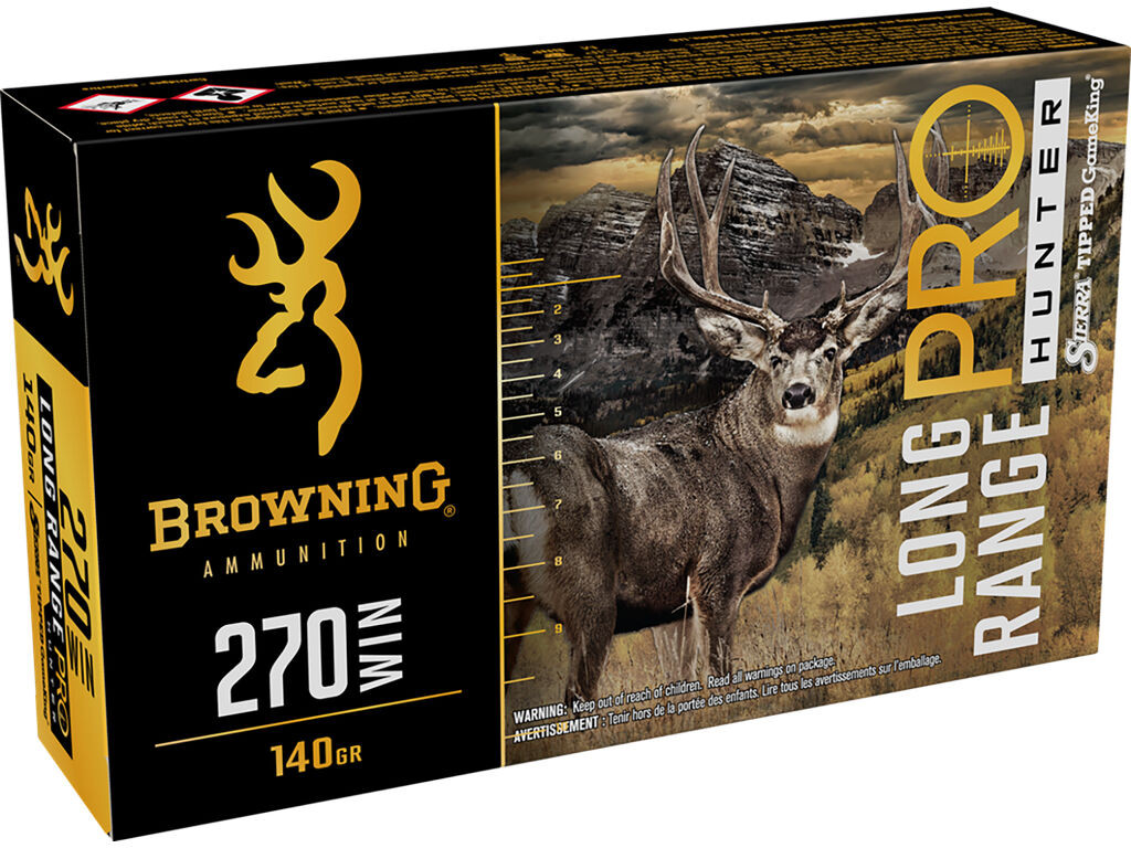 270 Win Ammo - Browning Ammo Long Range Pro Case Browning Long Range Pro Case Ammo
