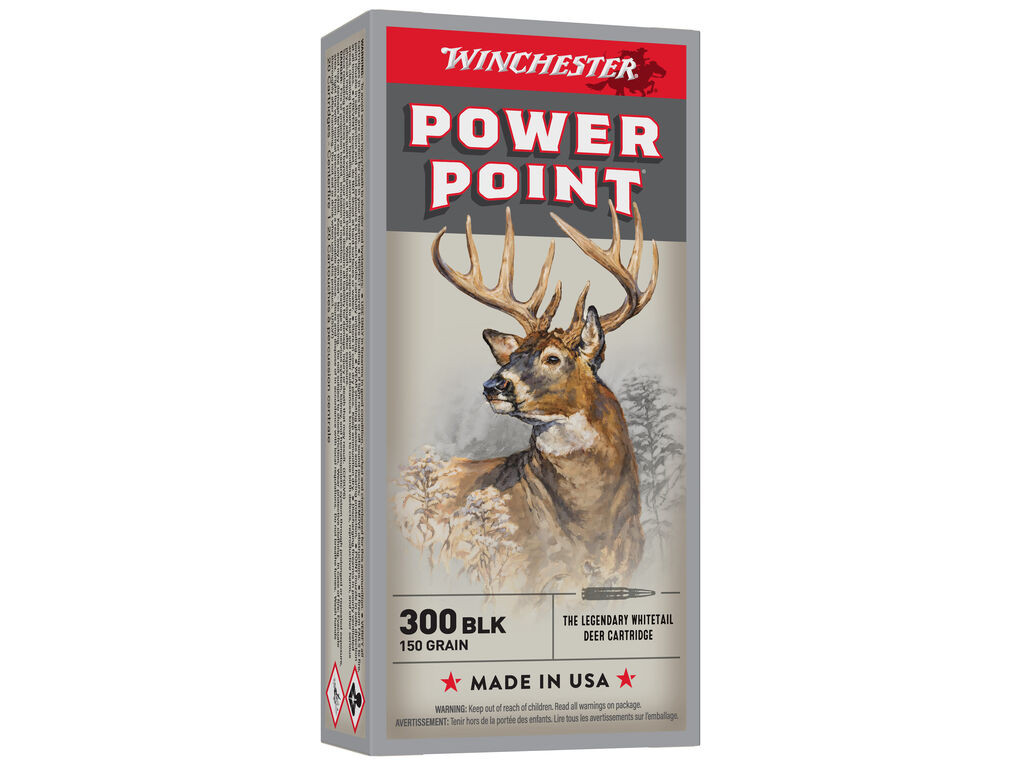 300 AAC Blackout Ammo - Winchester Ammo Power-Point Case Winchester Power-Point Case Ammo