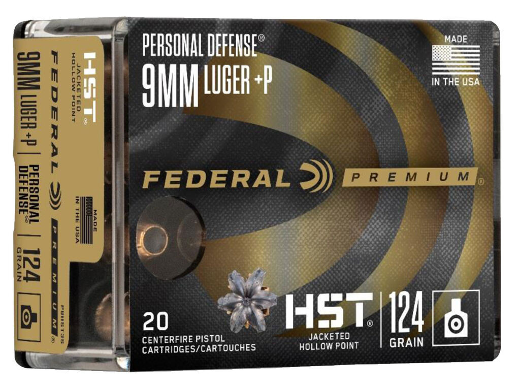 Federal Premium Personal Defense HST Case JHP +P Ammo