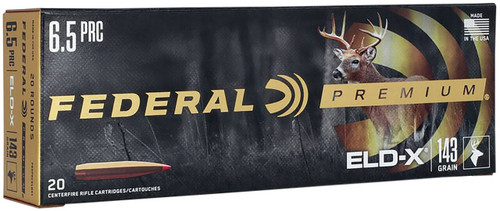 6.5 PRC Ammo - FED Prem Eld-X FED Prem Eld-X Ammo