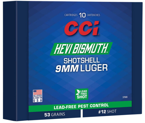 Hevi-Bismuth Pest Control Luger Lead Free Ammo