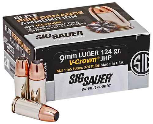 SIG VCRWN JHP Ammo