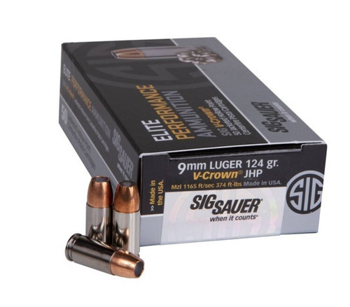 Elite Performance Luger LE JHP +P Ammo