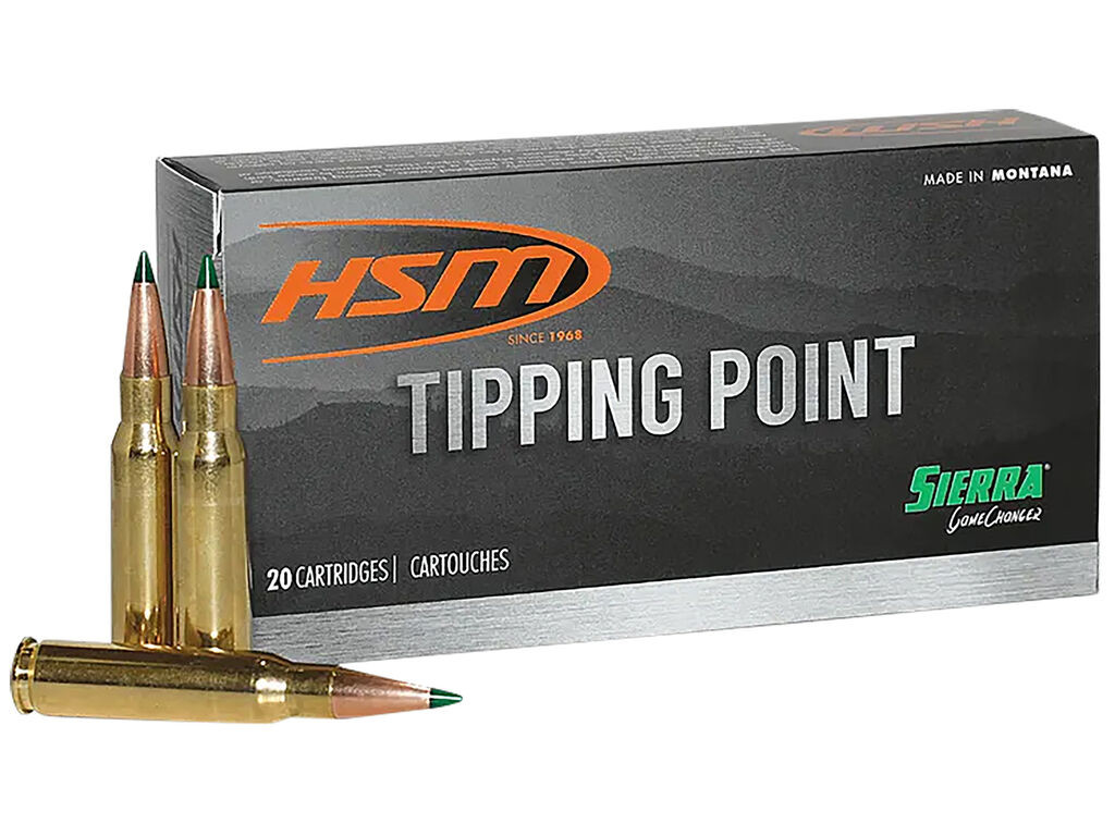 7mm Rem Mag Ammo - HSM Tipping Point Super Shock Tip Hornady SST Case HSM Tipping Point Super Shock Tip Hornady SST Case Ammo
