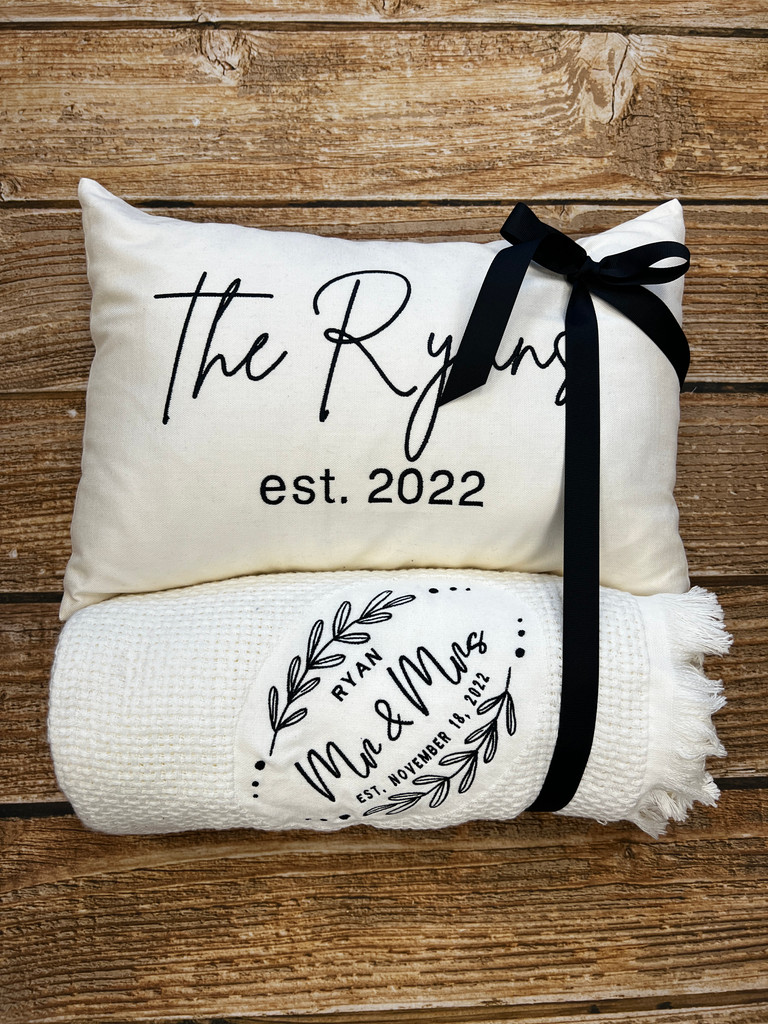 Mr. + Mrs. Basketweave Blanket