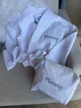 New Mommy Robe and Cosmetic Case Set