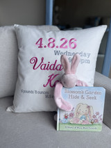Baby Birth Announcement Pillow
