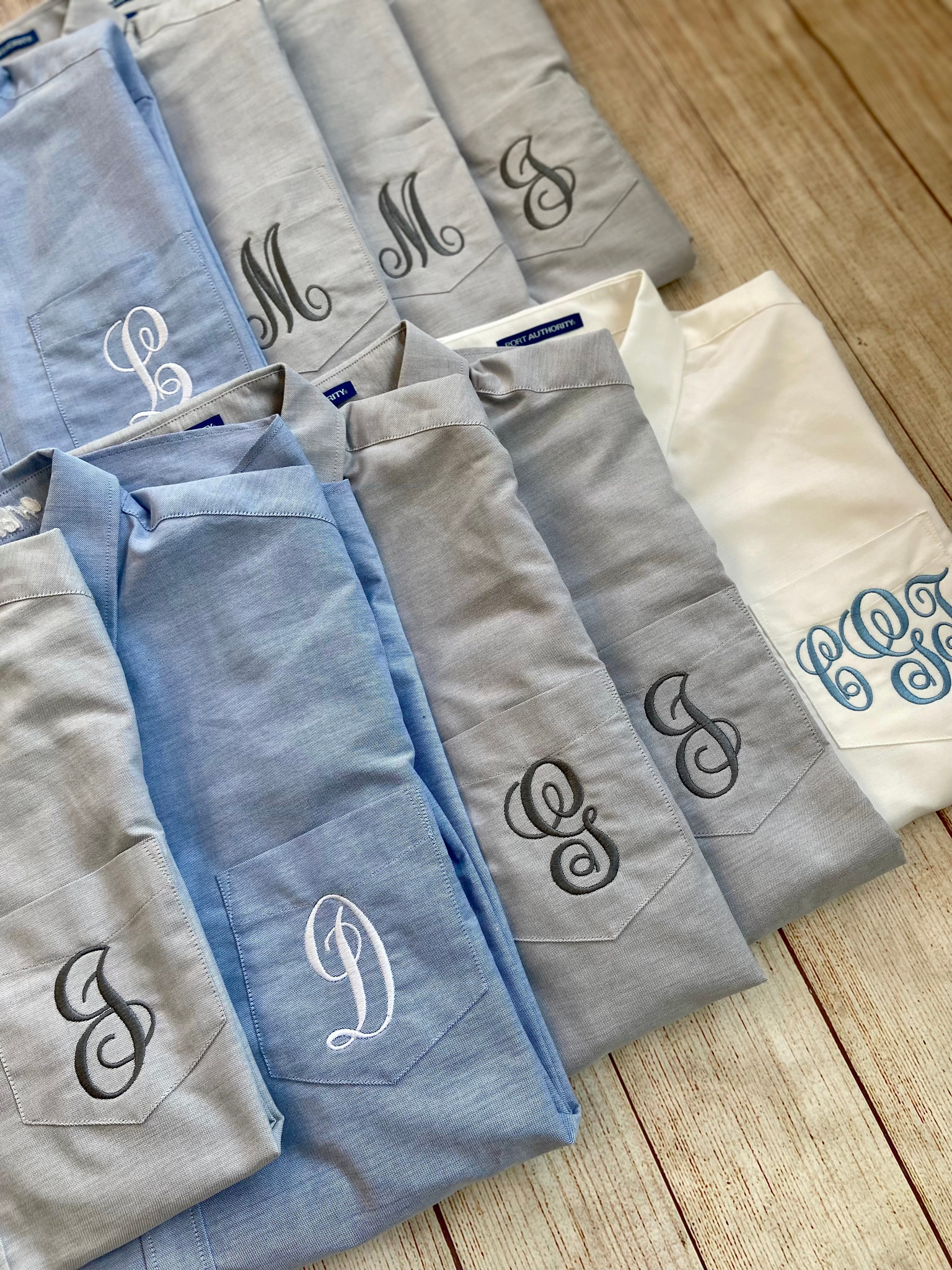 Monogram Oxford | Wicked Stitches Gifts