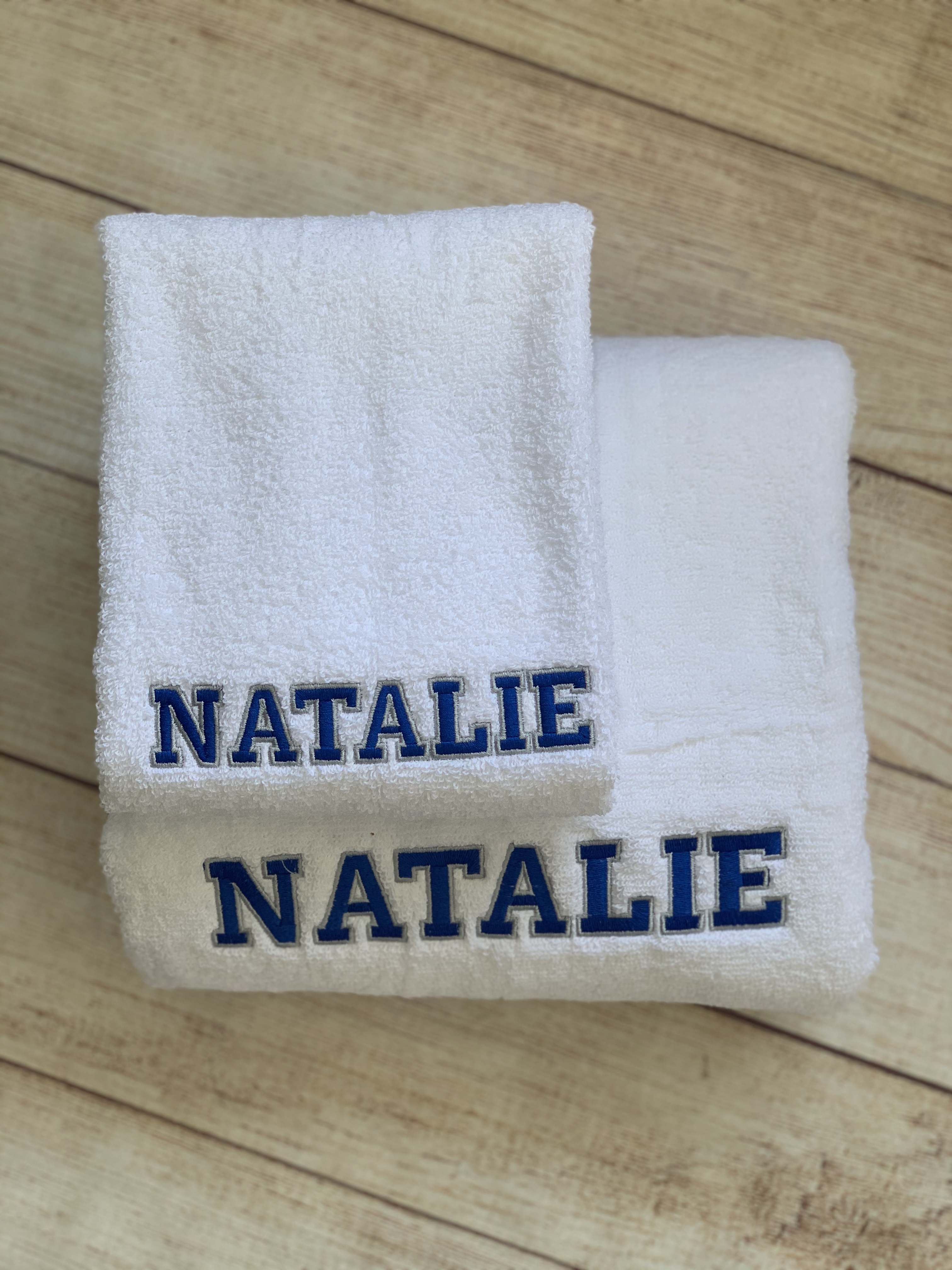 Labeled Towels for College - Dukes and Duchesses