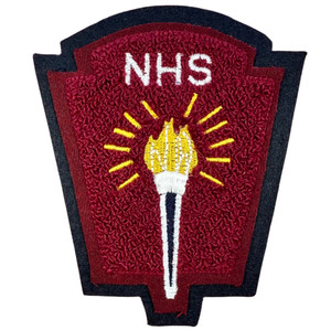 National Honor Society (NHS) Shield with Torch