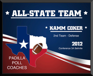 Padilla Poll Coaches Plaque