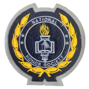 Custom Lettering with Torch and Wreath