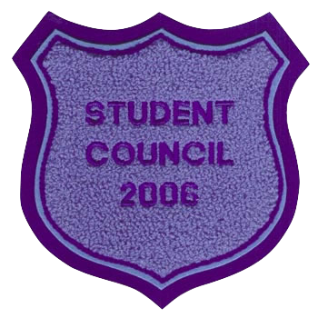 Shield with lettering