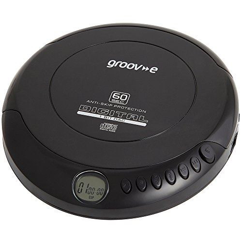 Groov-e GVPS110BK Retro Series Personal CD Player Black