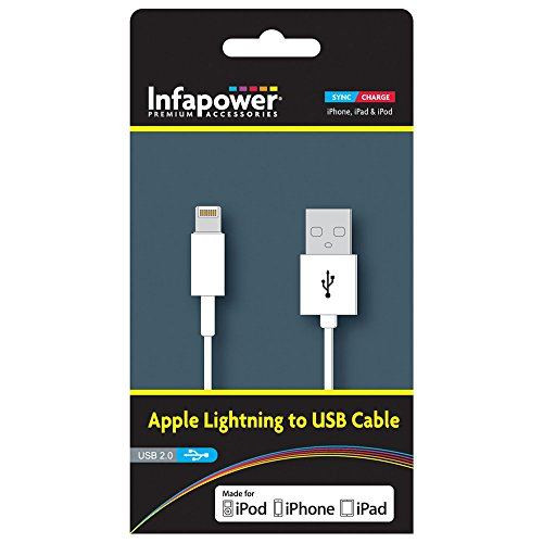Infapower Apple Lightning to USB 2.0 Cable White