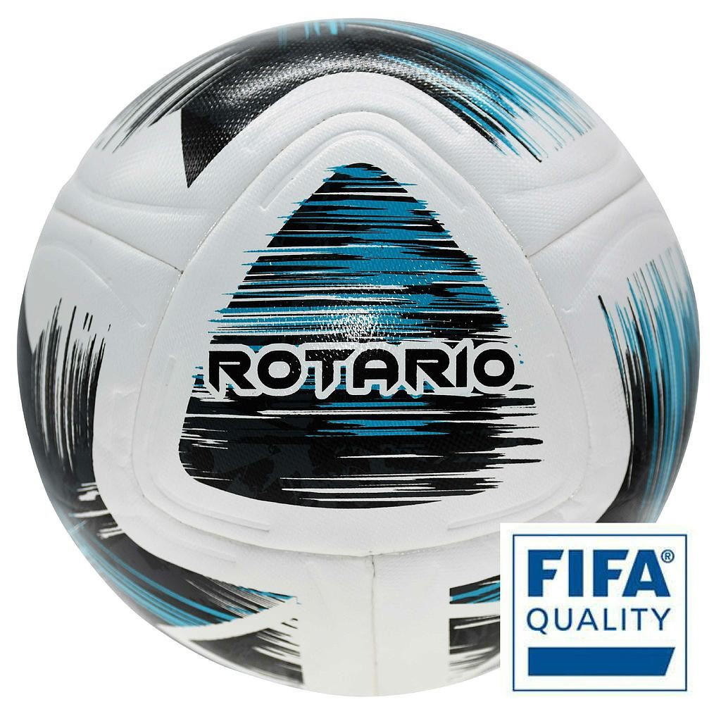 Precision Rotario FIFA Quality Match Football White/Black/Cyan 5
