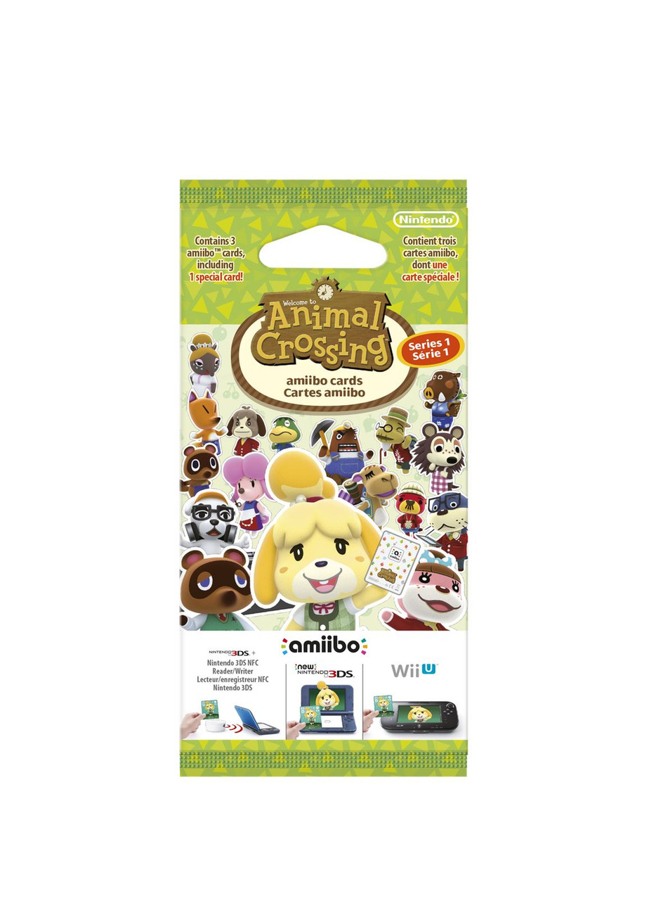 Animal Crossing Amiibo Cards (3 Cards 1 Pack)