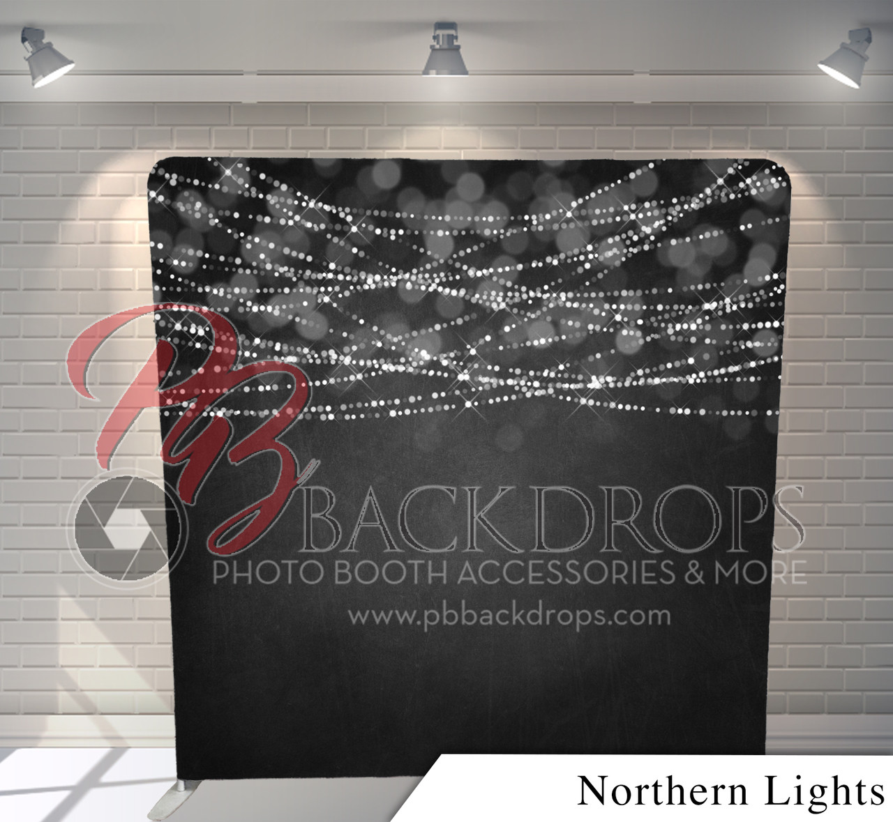 Single Sided Pillow Cover Backdrop Northern Lights Pb Backdrops