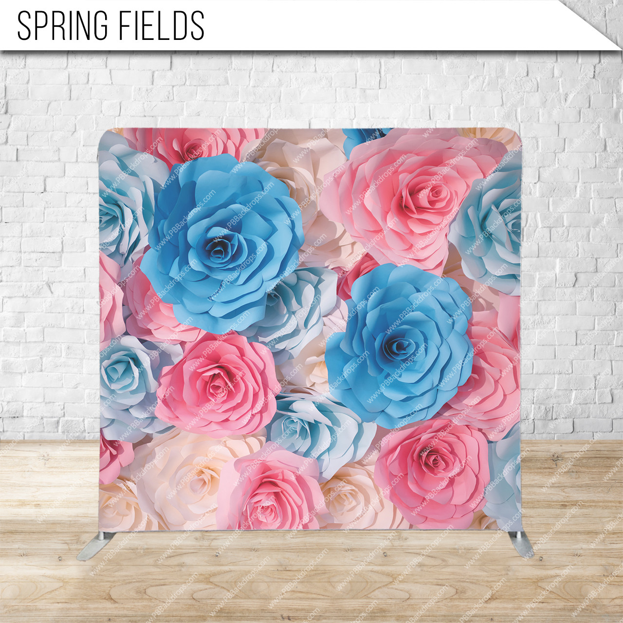 Pillow Cover Backdrop (Spring Florals) - PB Backdrops