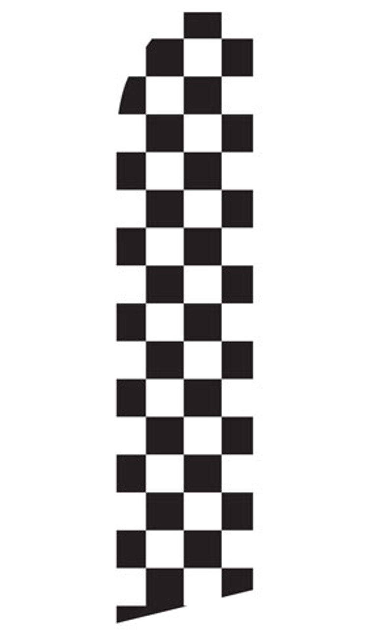 black and white checkered flag png