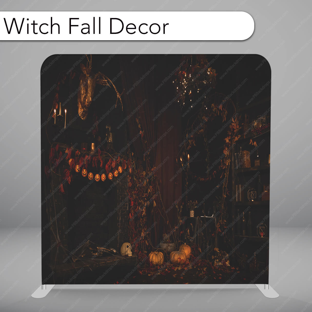 Pillow Cover Backdrop (Witch Fall Decor) - PB Backdrops