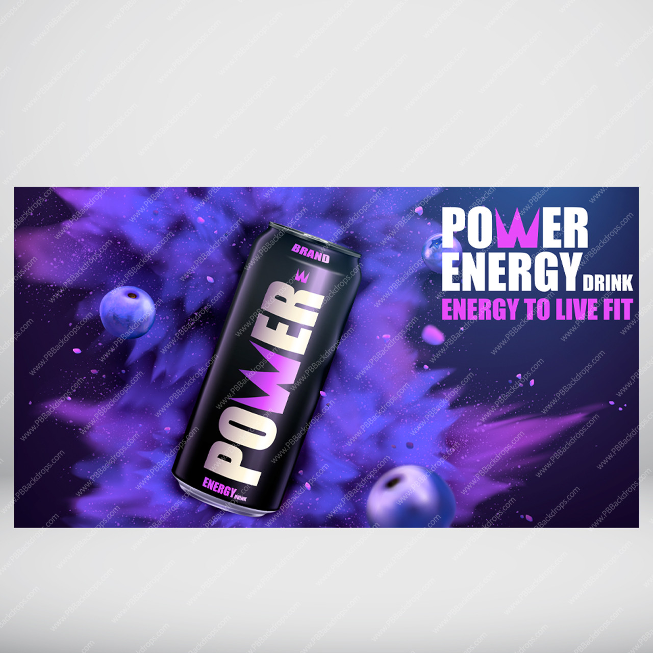 20ft x 8ft Straight Velcro Fabric Pop Up Display (Graphic