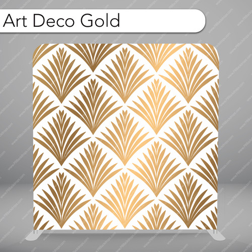 Pillow Cover Backdrop (Art Deco Gold)