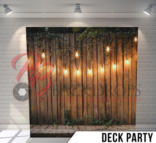 Pillow Cover Backdrop  (Deck Party)
