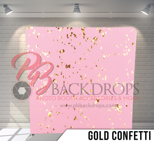 Pillow Cover Backdrop  (Gold Confetti)