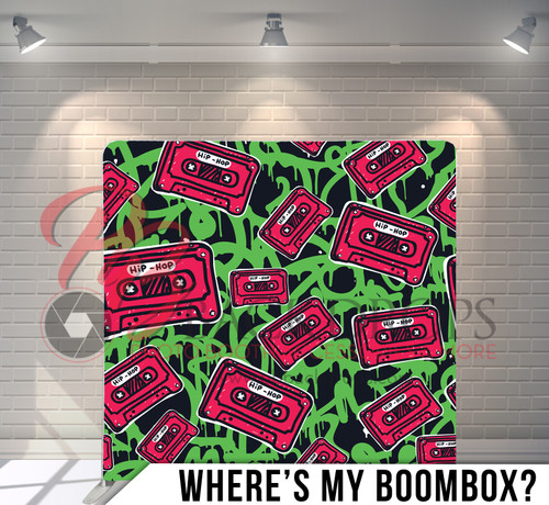Single-sided Pillow Cover Backdrop  (Where's My Boombox)